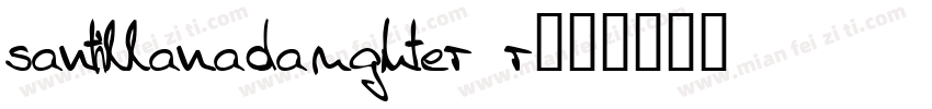 santillanadaughter r字体转换